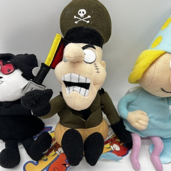 Rocky And Bullwinkle & Friends Fractured Fairy, Boris & Fearless Leader Stuffins - Picture 3 of 8